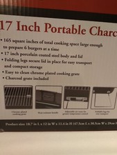 Grill Smith 17” Inch Portable Charcoal Grill picture