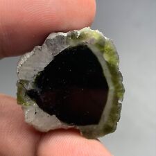 Cts Beautiful Quality cat Eyes  slice Tourmaline Crystals @ Afghanistan picture
