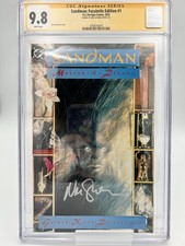 DC/Vertigo Sandman Facsimile Edition #1 (2022) CGC 9.8 SS Signed Gaiman picture