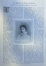 1904 Actress Sarah Bernhardt Playing At Comedie Francaise picture