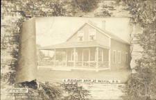Melvin New Hampshire NH House C. M. Nelson c1906 Real Photo Vintage Postcard picture