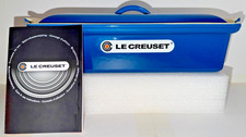 Le Creuset Rectangular Cast Iron Terrine 2qt, Marseille Blue, NEW open Box picture