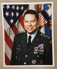 General Colin Powell Autograph Photo 8x10 Signed MILITARY soldier picture
