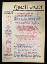 Vintage Alvaro London Italian Restaurant Menu 1967 Recipe Culinary Ephemera picture