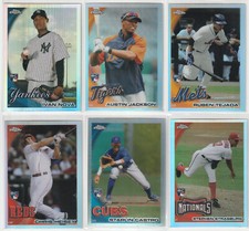 2010 TOPPS CHROME REFRACTOR UPICK PUJOLS KERSHAW CHIPPER STRASBURG CASTRO RC picture