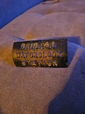 vintage cast-iron Chicago Watchclock Station Watchman's Box. picture