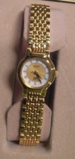 McDonalds High Tier Service Award Watch Gold Tone Seiko Quartz V401-0289 picture