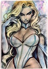 Invincible #1 - Blank Sketch Variant Wraparound Foil Cover w/Double Original Art picture