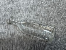 Vintage Burbank Drug Co Medicine Bottle 4 Oz Clear Cedartown GA USA Embossed picture