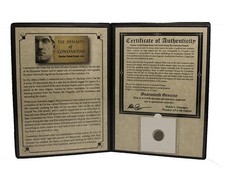 Bronze Coin Dynasty of Constantine Nummus Rome Historical Gift - DELUXE ALBUM picture