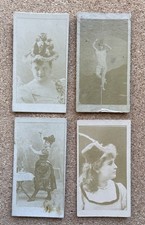 1890 N245 ? Kinney? Actor & Actress Tobacco Cards - Lot x four (4) Different picture