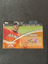 2014 Topps The Future Is Now Jose Fernandez #21 Rookie Auto /25 SSP picture