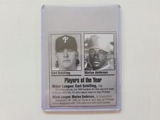Curt Schilling Marlon Anderson Phillies 1998 Baseball Players of the Year Panel picture