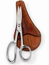 Vintage Case XX USA 47-8 8” Shears Scissors w/ Leather Sheath Sportsman picture