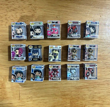 15 Funko Bitty Pop Lot Batman Deadpool Freddy Azula Appa Jasmine Foxy Mr Freeze picture