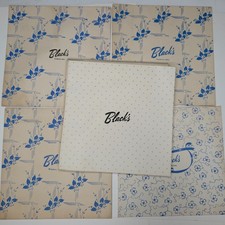 x5 LOT Vtg Black's Department Store Waterloo Iowa Gift Card Folder Ephemera IA picture