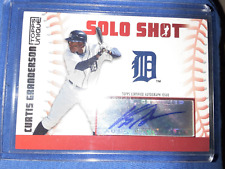 2009 Topps Unique Solo Shot Autographed Card Tigers Curtis Granderson SSA-CG MVP picture