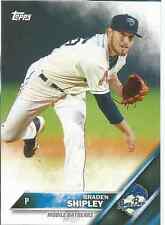 Braden Shipley 2016 Topps Pro Debut RC rookie card 153 picture
