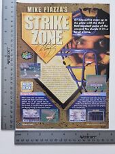 Mike Piazzas Strike Zone N64 Vintage Original Print Ad / Poster Game Gift Art picture