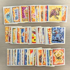 Pokemon 1999 Merlin Sticker Lot of 200+ - Near Mint picture
