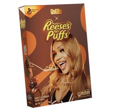 New Reese’s Puffs Limited Edition GloRilla x Reese's Puffs Cereal Box - Sealed picture