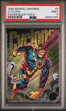 1994 Fleer Marvel Universe Power Blast Gold Cyclops PSA 9 picture