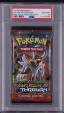 2015 POKEMON XY BREAKTHROUGH FOIL PACK M HOUNDOOM PSA 10 picture
