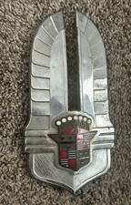 CADILLAC 1941 1942 Hood Ornament Emblem BADGE Auto Car 1943 1944 1945 1946 1947 picture