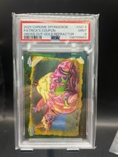 2025 Topps Chrome SpongeBob SquarePants Patrick's Coupon Gross Out Gold /50 GO-4 picture
