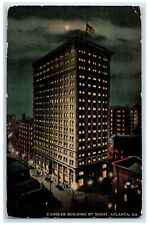 1918 Candler Building Night Exterior Atlanta Georgia GA Vintage Antique Postcard picture