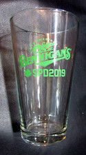 Bennigan's Irish American Grill and Tavern Green Logo SPD 2019 Beer Glass  6