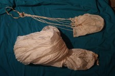 USAF Silk Parachute - No Cords 1952 - Korean War. picture