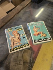 Vintage 52 American Beauties Elvgren Playing Cards And 53 VARGAS GIRLS incomplet picture