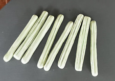 Vintage Set of 8 Ceramic Celery Swizzle Sticks Bloody Mary Stir Barware picture