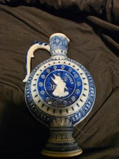 Ramses German Westerwald salt-glazed stoneware ewer (jug) small damages picture