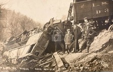 Minneapolis St Louis Railroad Wreck Disaster New Ulm MN 1911 RPPC Postcard COPY picture