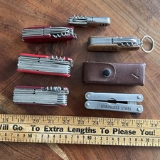 Lot of 6 Multi Tools Pocket Knife Mixed Lot Made in China picture
