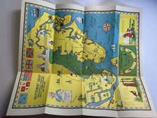 Vintage Brunswick GA Georgia St Simons Island Sea Island Map Brochure picture