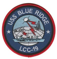 USS Blue Ridge (LCC-19) Patch – Plastic Backing, 4in picture