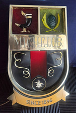 Vintage 1960s/1970s Michelob Lighted Shield Bar Sign picture