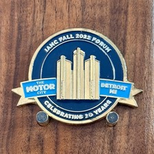 IAMC Fall Forum 2022 Detroit Motor City 20th Anniversary Challenge Coin W#29 picture