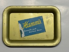 Vintage 1940's Hamms Smooth & Mellow Beer Tin Tip Tray Vintage Midwest Brewerian picture