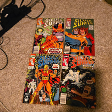 Marvel Comics The Silver Surfer Comic Book Lot 4 Issues Thanos Warlock picture
