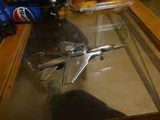 Vintage F1 Bomber Jet Table CIGAR Lighter Metal Japan  Wings READ PLEASE  picture