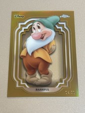 2024 Topps Chrome Disney Bashful Gold Refractor /50 picture