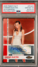Carmen Electra 2005 Topps Finest Fact Autograph 8/30 PSA 10 Gem Mint Auto 10 picture