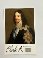 Charles I Hair Strand Lock Piece Speck Relic History Royal Display King England picture