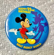 Walt Disney World Button (Happy 22nd Birthday) picture