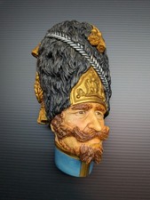 Rare - Vintage Bossons Grenadier of Pied Da La Garde 1805 ChalkWare Wall Mask picture
