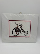 Disney Mickey Mouse Tricycle Matted Art Print Circa 1930s Sealed picture